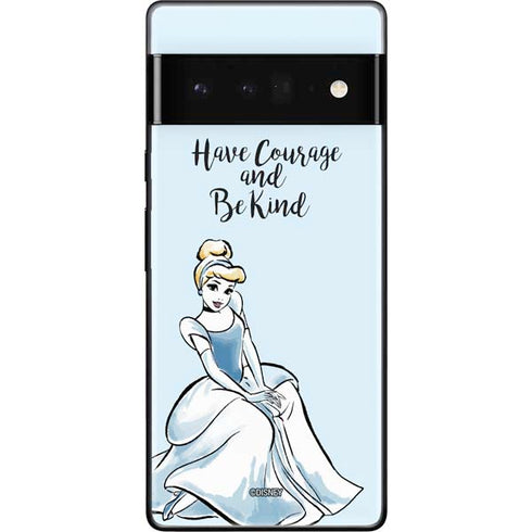 Disney Princess Cinderella Have Courage and Be Kind Art Google Pixel 6 Pro Skin